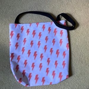 Lightning tote bag